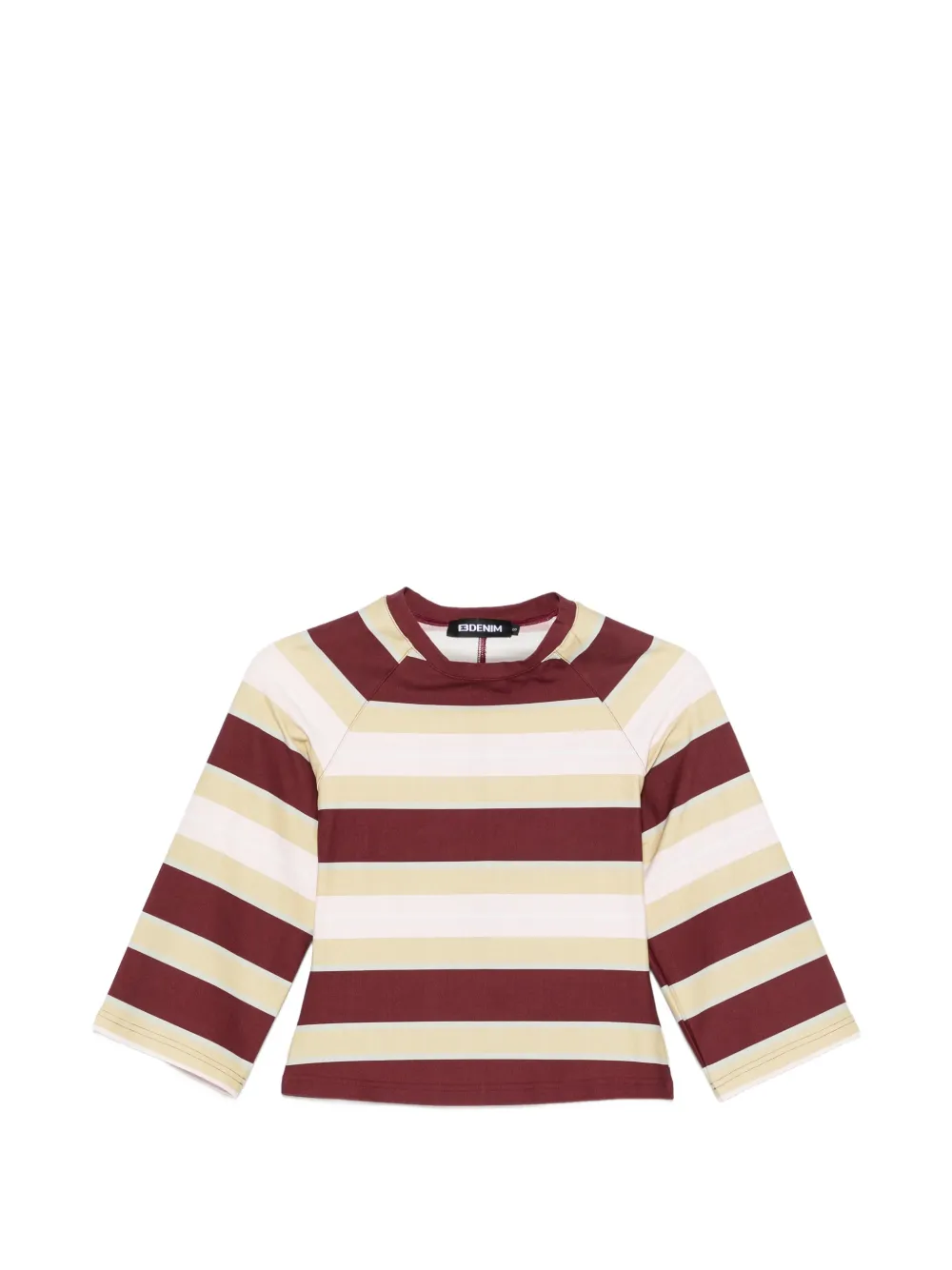 EB Denim Kingsley striped top - Rosso