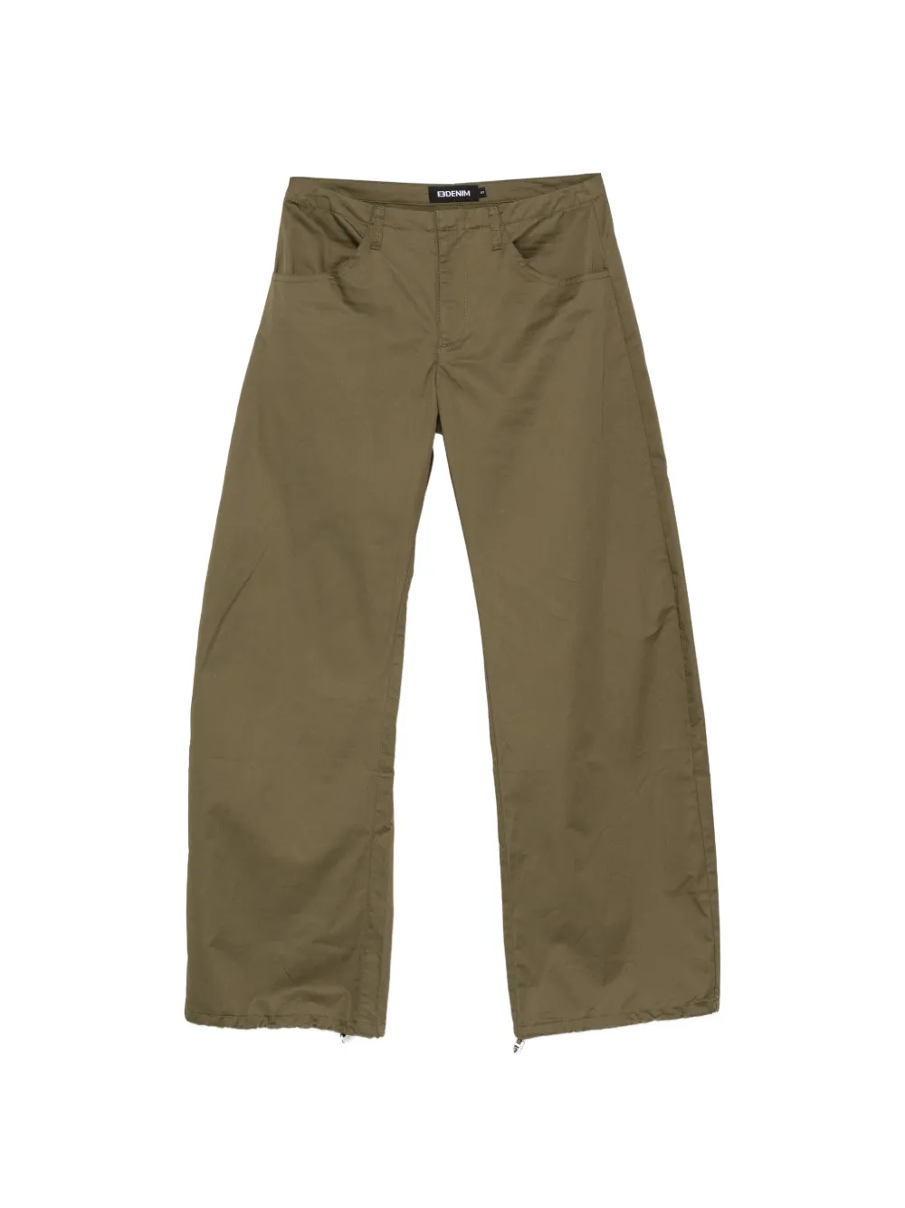 EB Denim Isla Cinch belt-loop pocket trousers - Verde