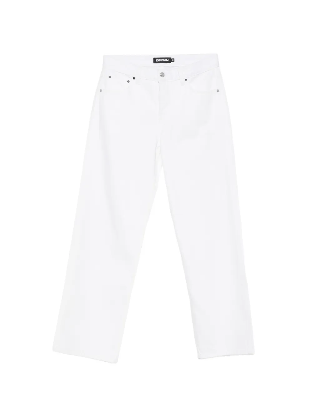 EB Denim belt-loop baggy jeans - Bianco