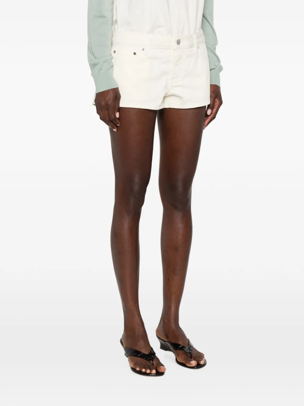 EB Denim Portman low-waist shorts Beige
