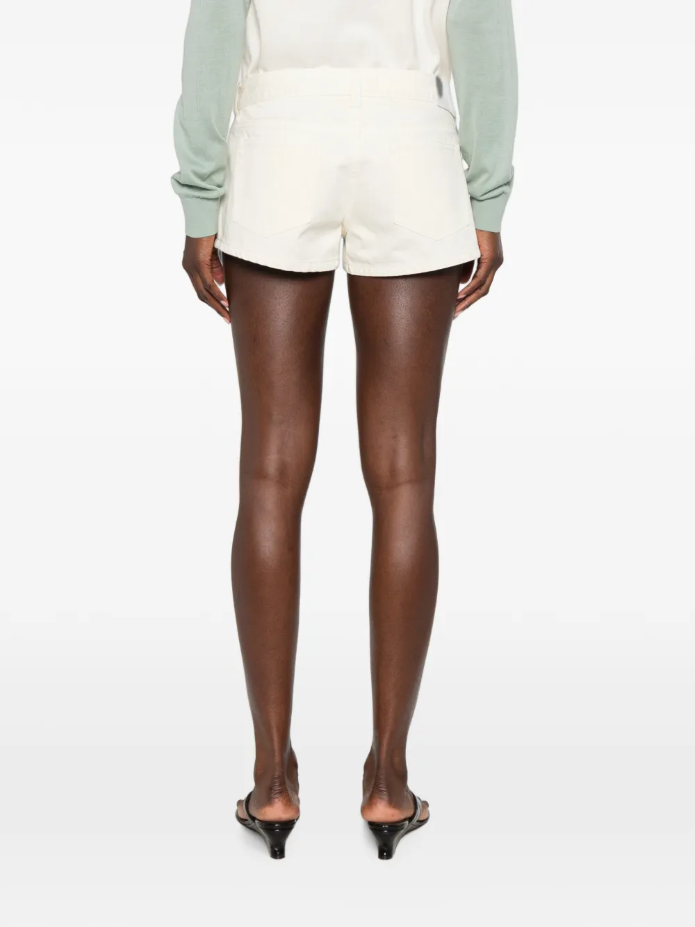 EB Denim Portman low-waist shorts Beige