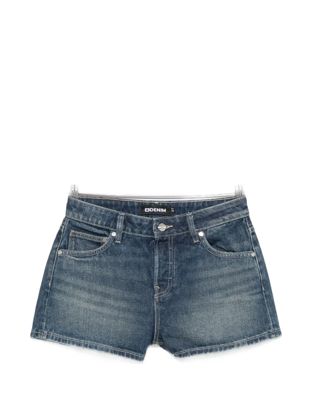 EB Denim belt-loop pocket shorts - Blue
