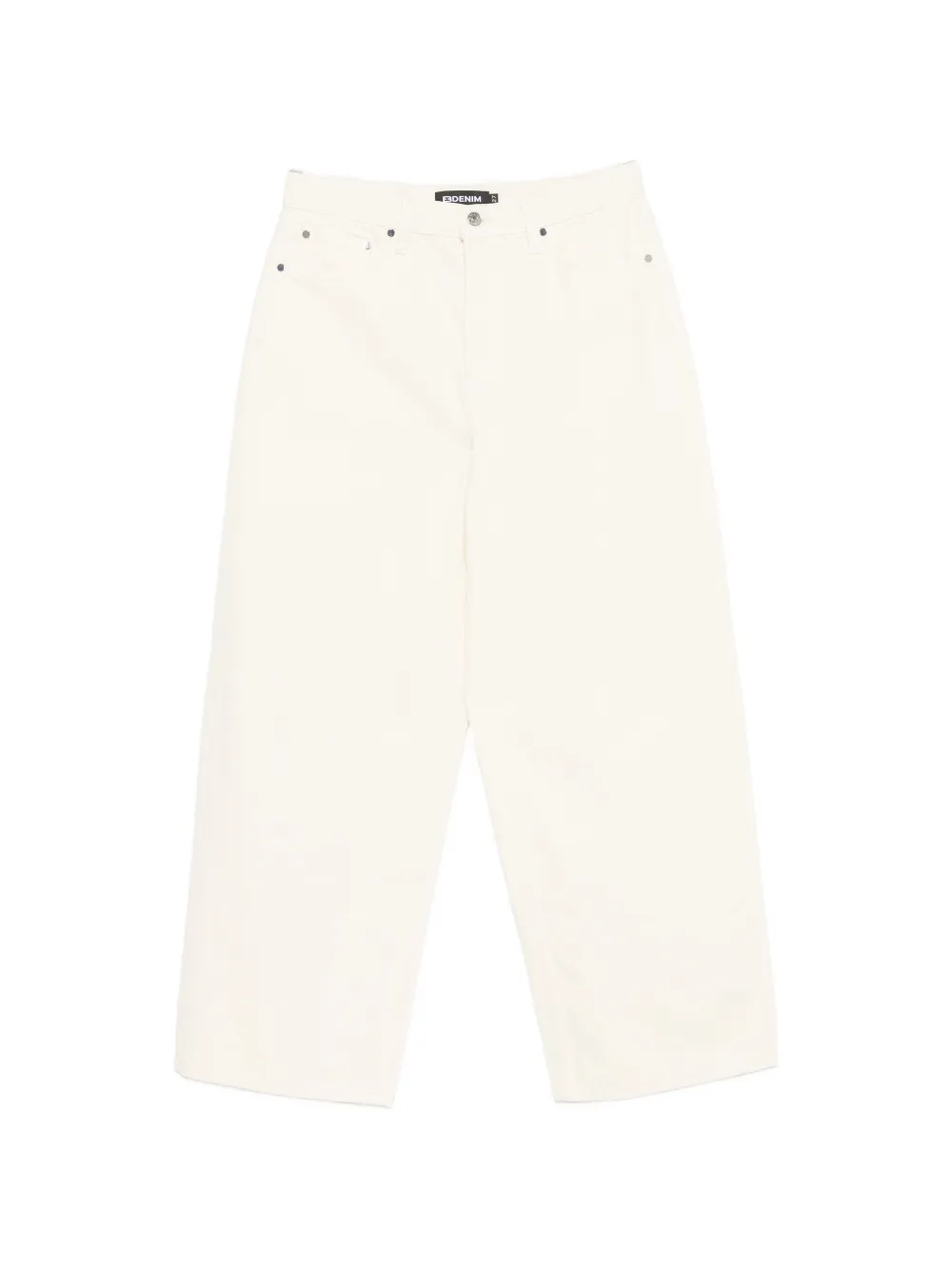 EB Denim Brea zip-up baggy jeans - Toni neutri