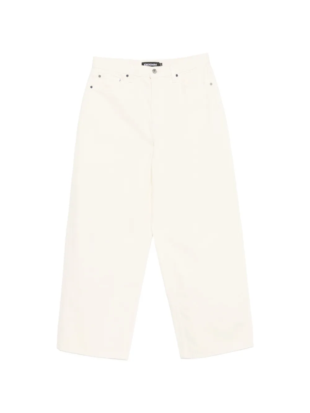 EB Denim Brea zip-up baggy jeans - Toni neutri