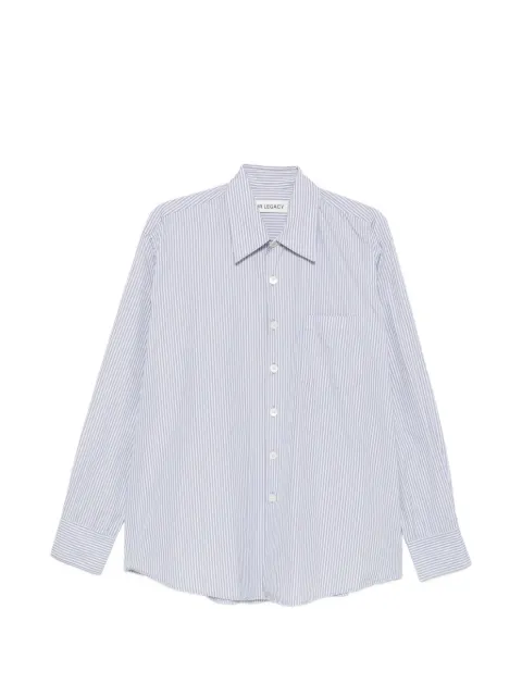 OUR LEGACY camisa Above de popelina a rayas
