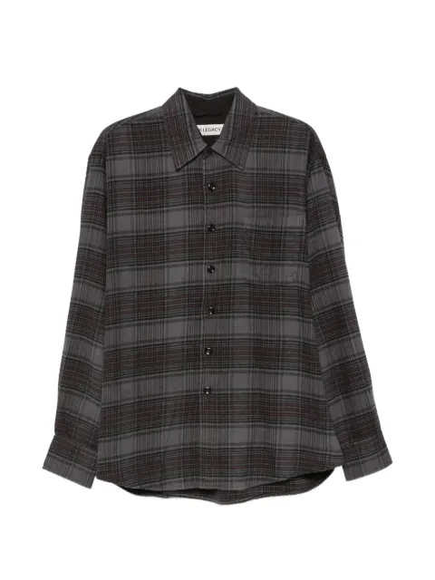 OUR LEGACY Above checked shirt