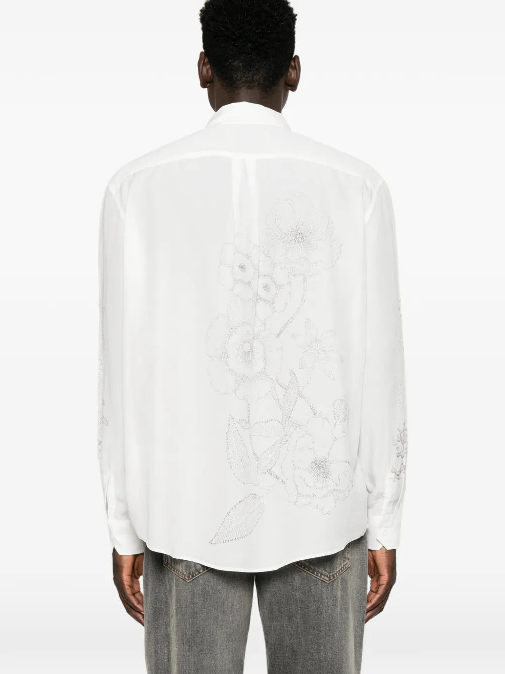 OUR LEGACY Pointillism Allegory print shirt Wit