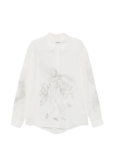 OUR LEGACY camisa con estampado Pointillism Allegory