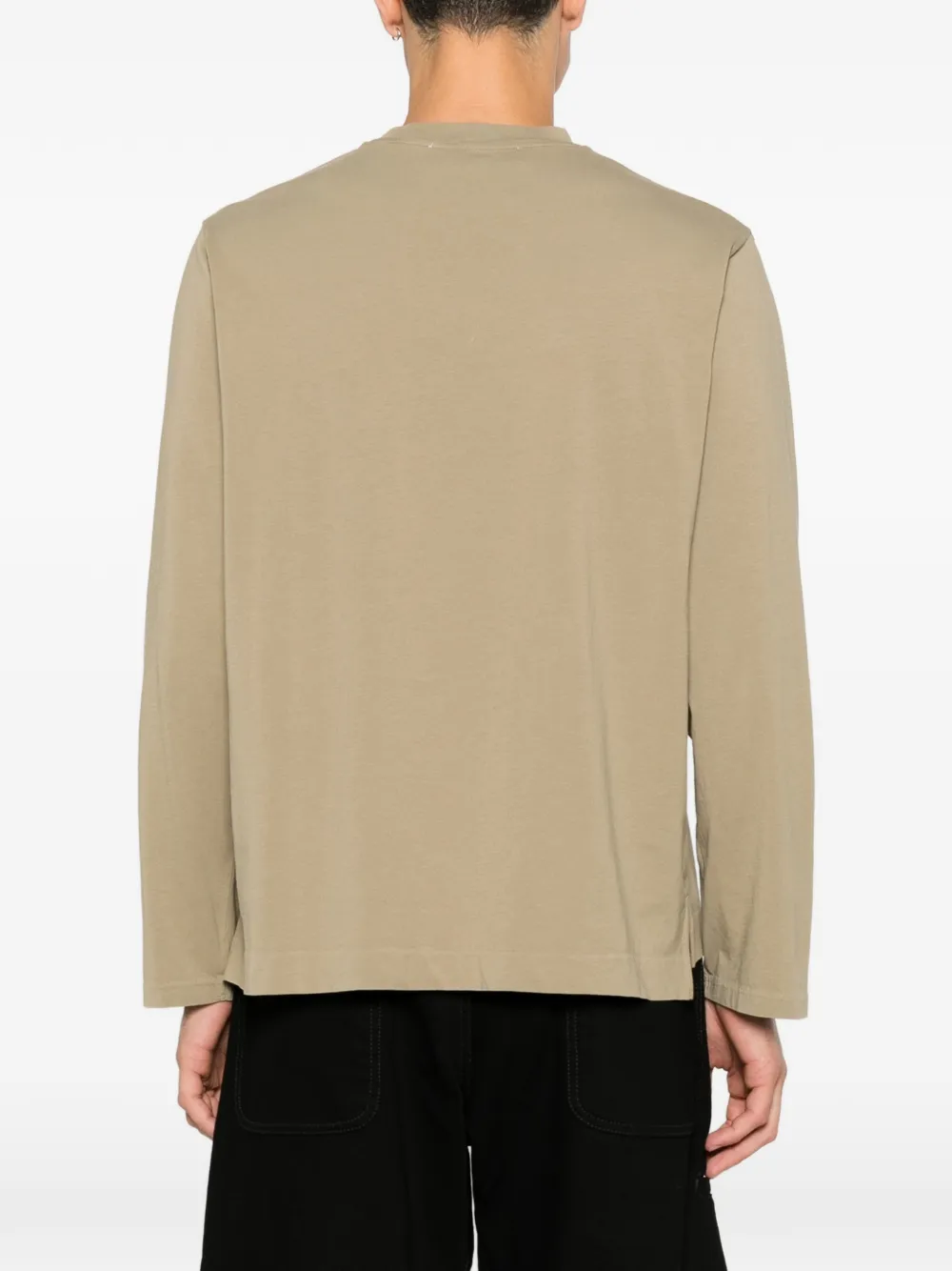 OUR LEGACY Box T-shirt met lange mouwen Beige