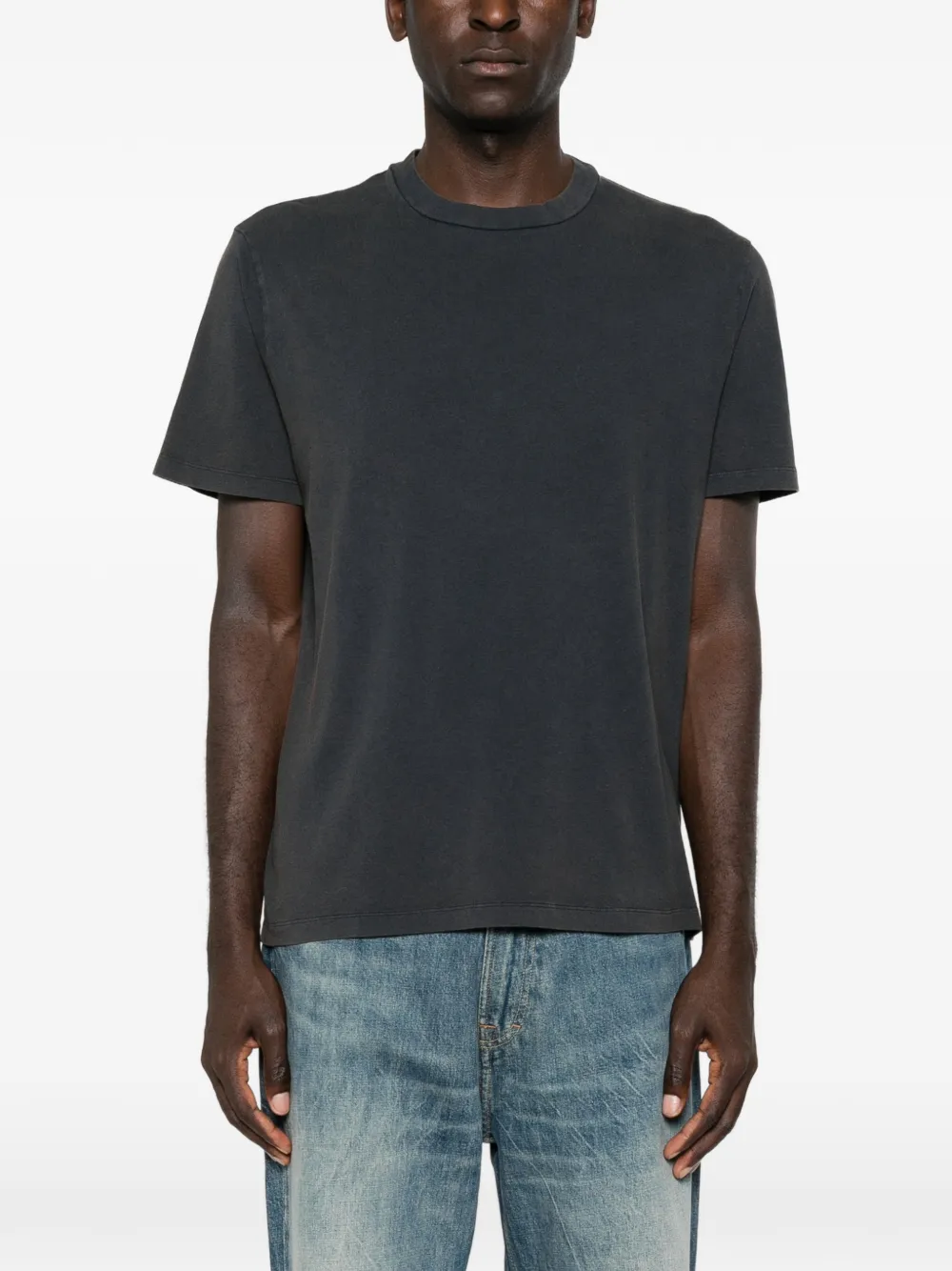 OUR LEGACY Crainum Blossom T-shirt met vervaagd effect Blauw
