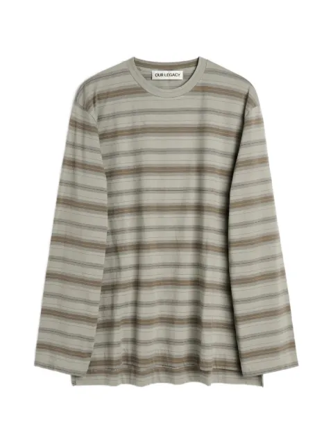OUR LEGACY Box striped long-sleeve T-shirt
