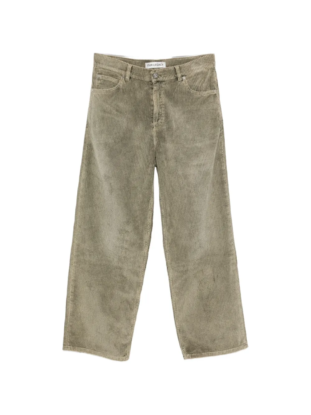OUR LEGACY Vast Cut corduroy trousers - Verde