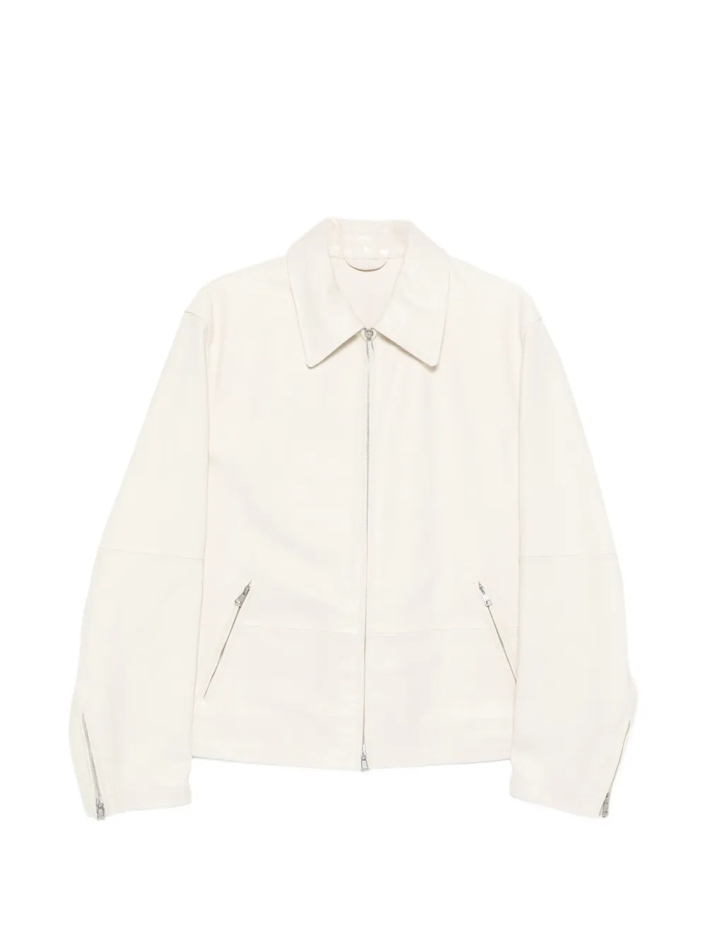 OUR LEGACY waxed suede jacket Beige