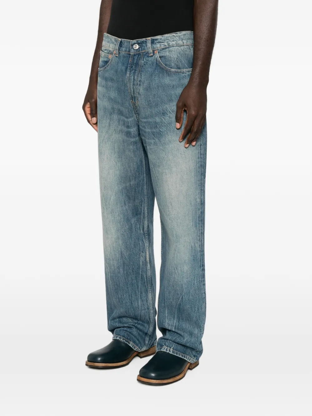 OUR LEGACY Third Cut ruimvallende jeans Blauw