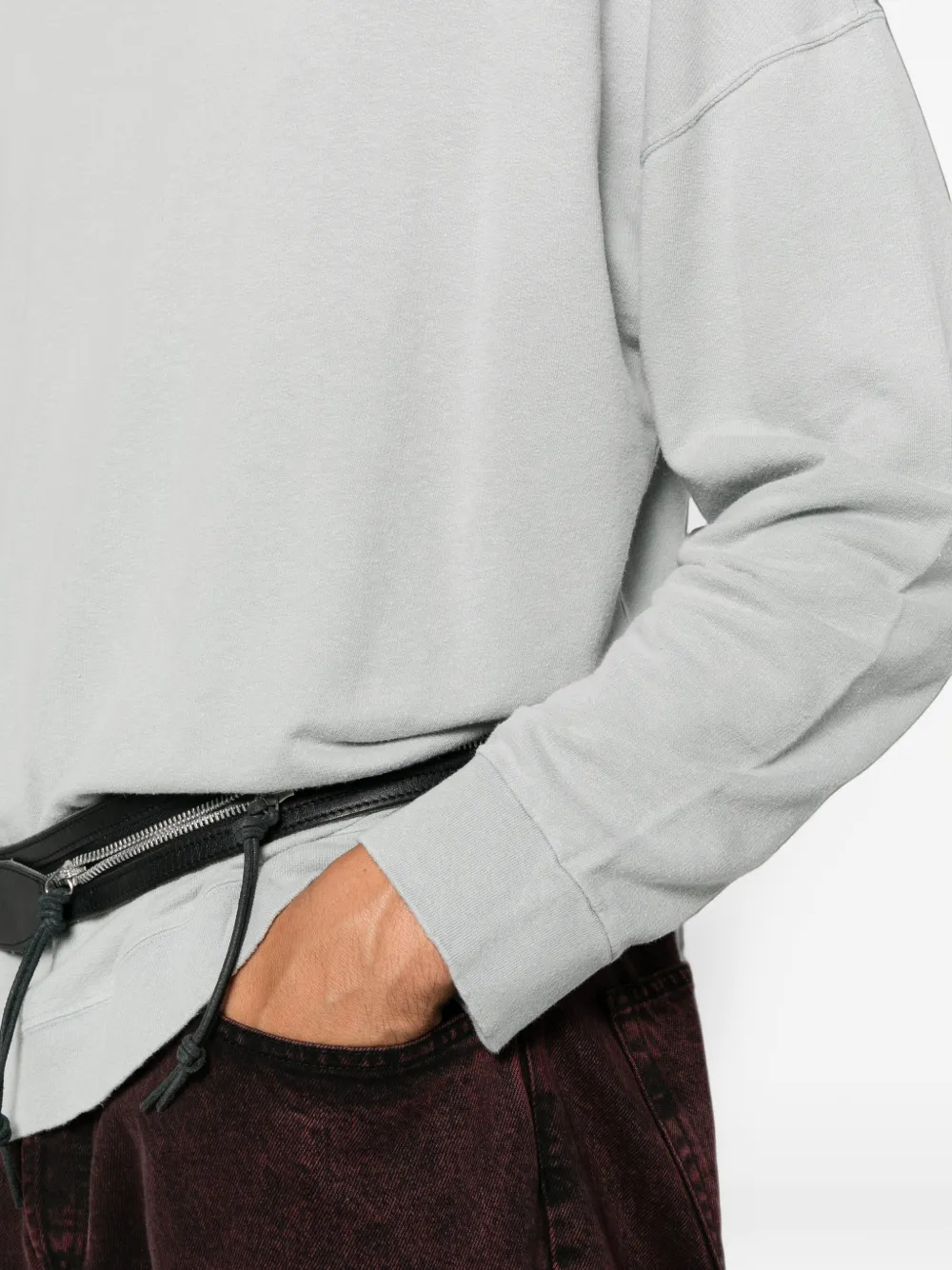 OUR LEGACY Slack crew-neck sweatshirt Grijs