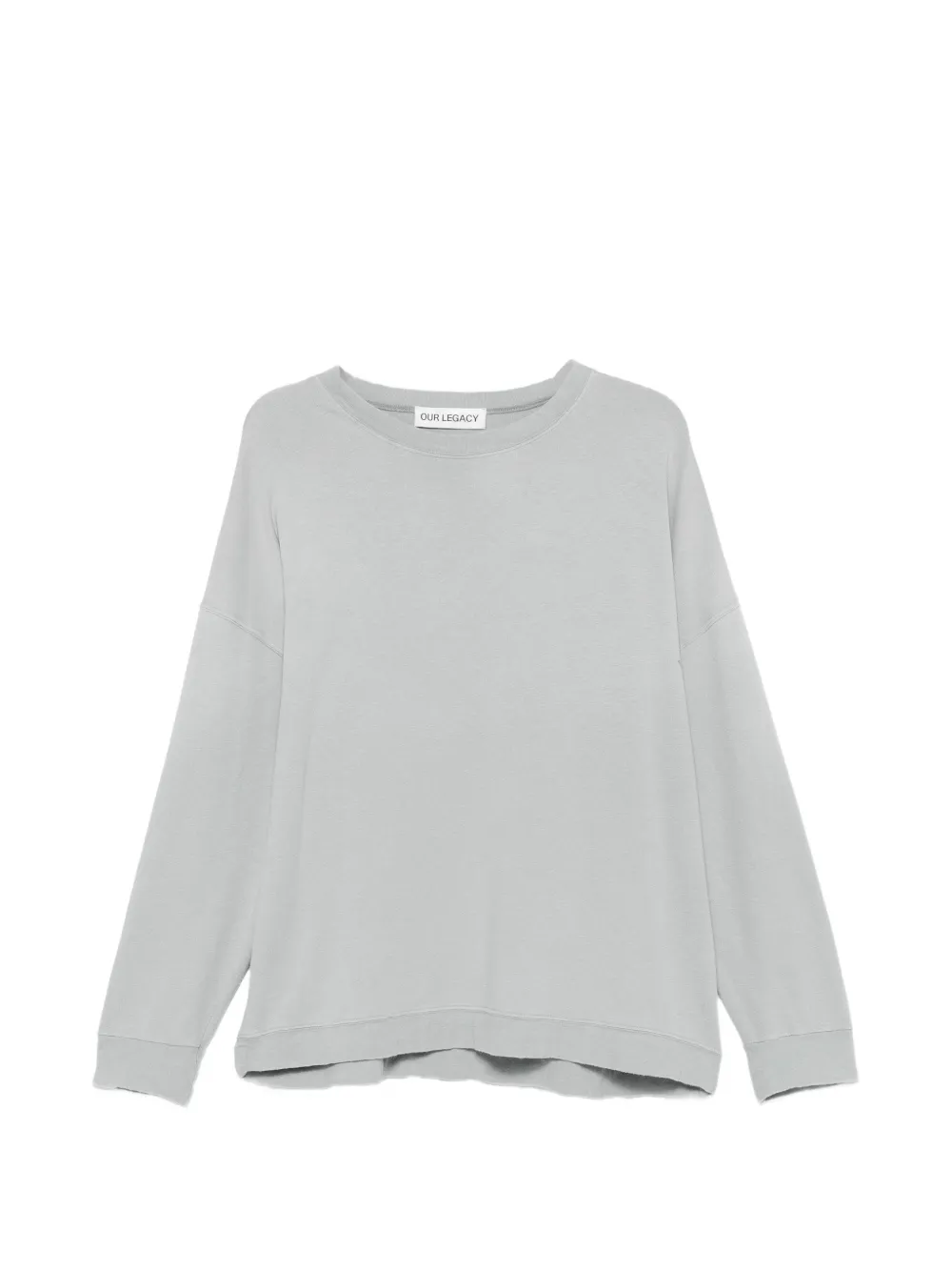 OUR LEGACY Slack crew-neck sweatshirt - Grigio
