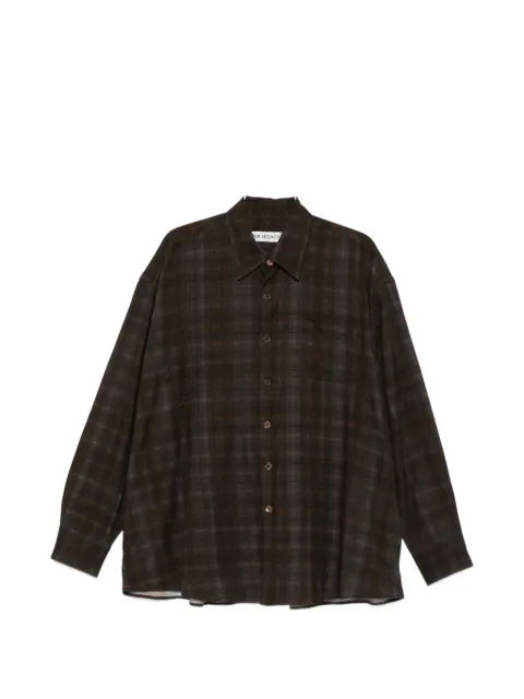 OUR LEGACY Borrowed check-print shirt