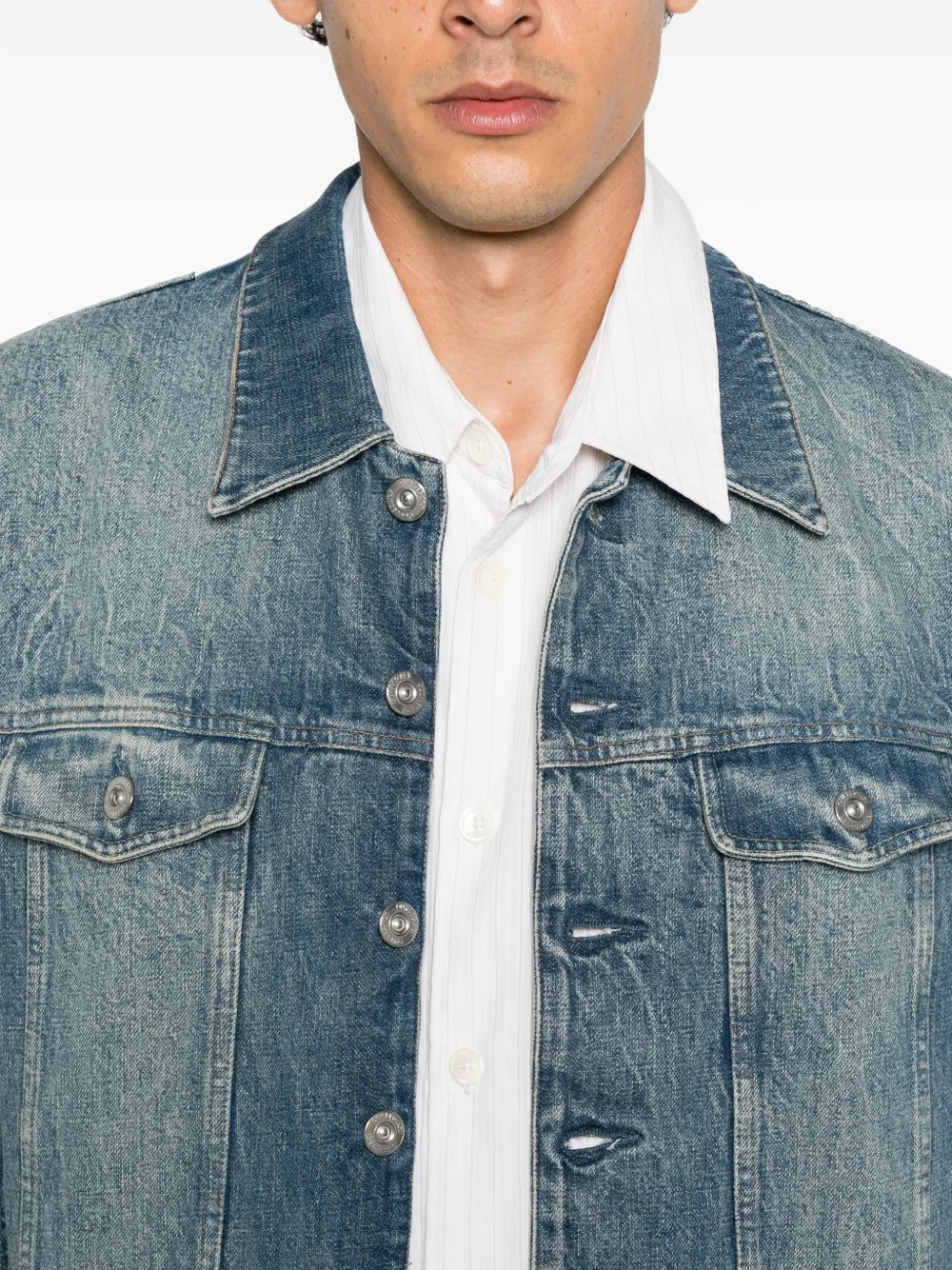 OUR LEGACY Shackle denim jack Blauw