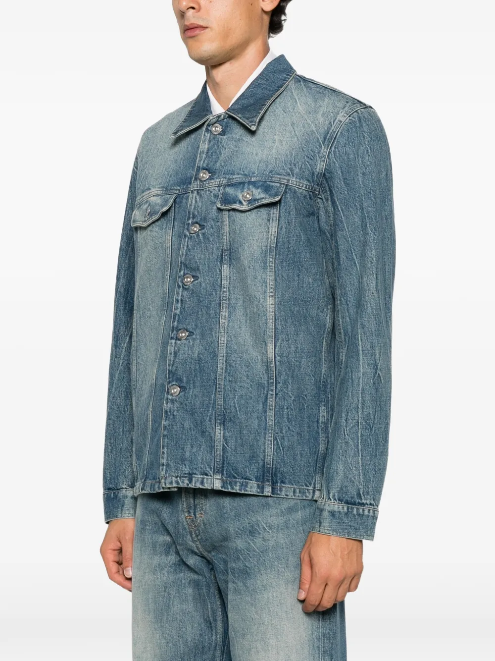 OUR LEGACY Shackle denim jack Blauw