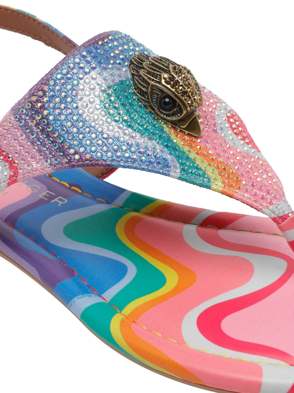 Kurt Geiger London Kensington slingback sandalen Roze