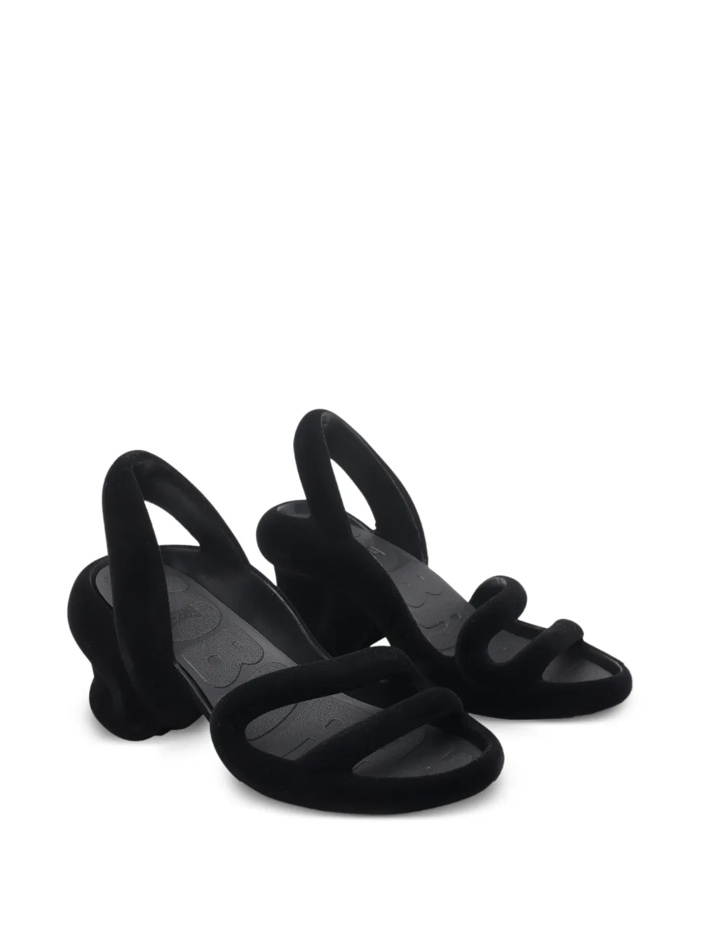 Camper Kobarah slip-on heeled sandals Zwart