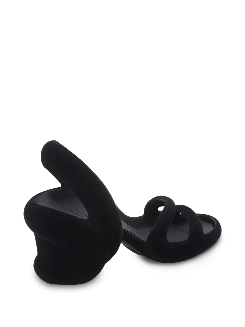 Camper Kobarah slip-on heeled sandals Zwart