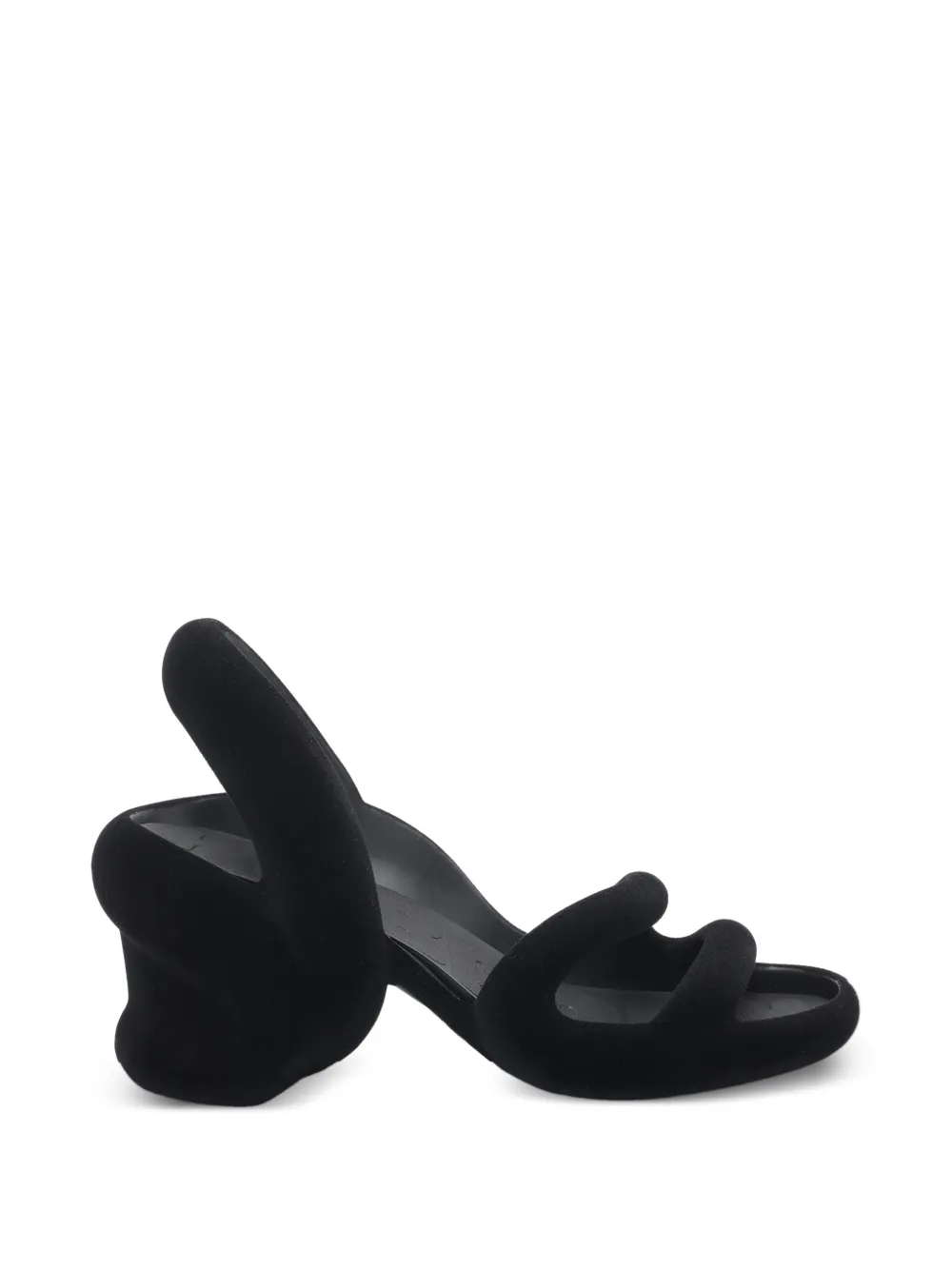 Camper Kobarah slip-on heeled sandals Zwart