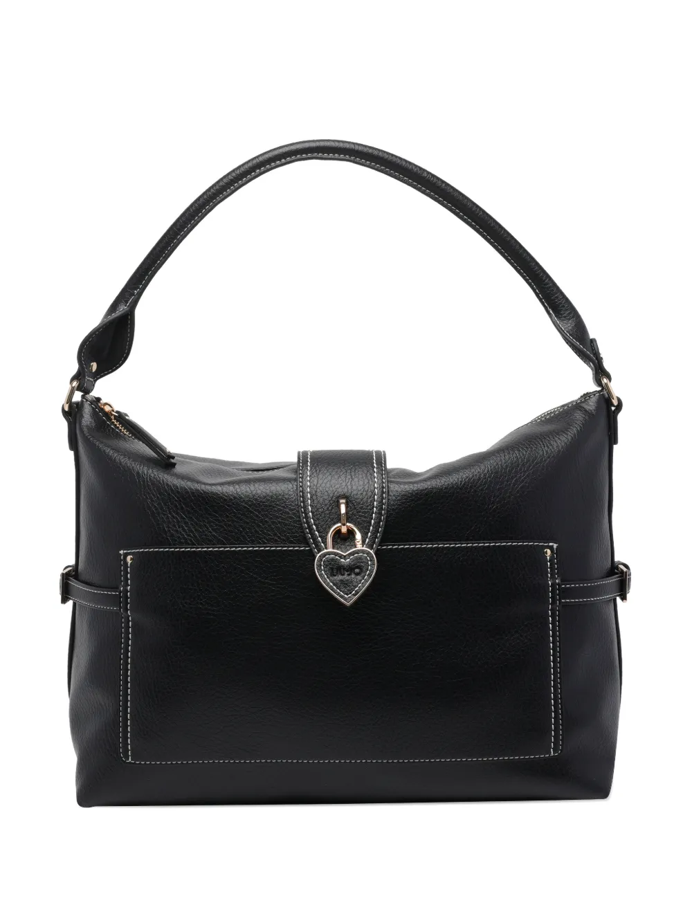LIU JO heart-charm tote bag - Nero