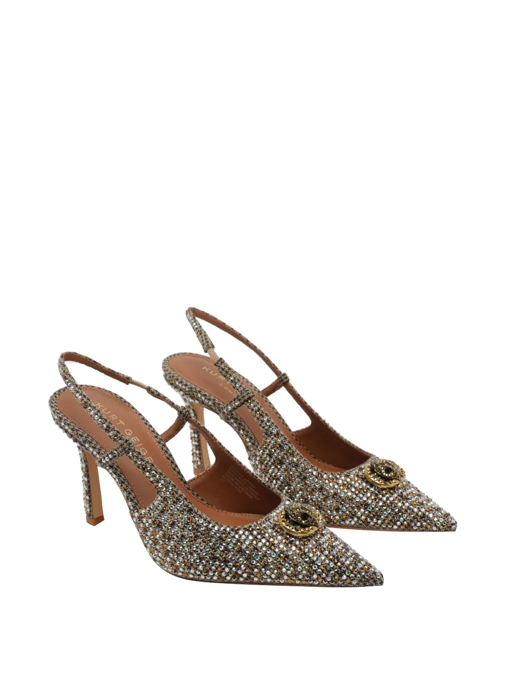 Kurt Geiger London Belgravia pumps verfraaid met kristallen Beige