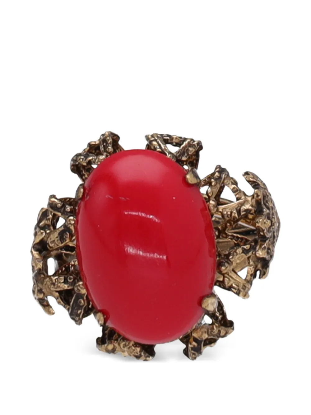 Vintage embellished ring - Gold