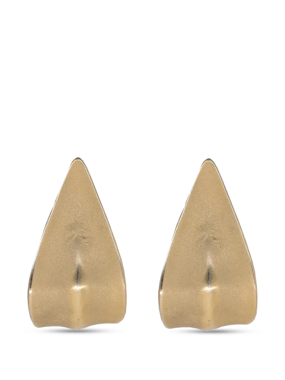Vintage clip-on earrings - Gold