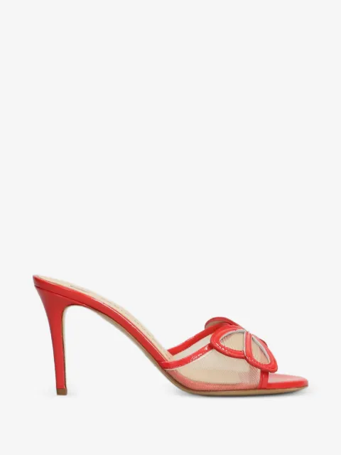 Fabio Rusconi bow-detail mesh mules