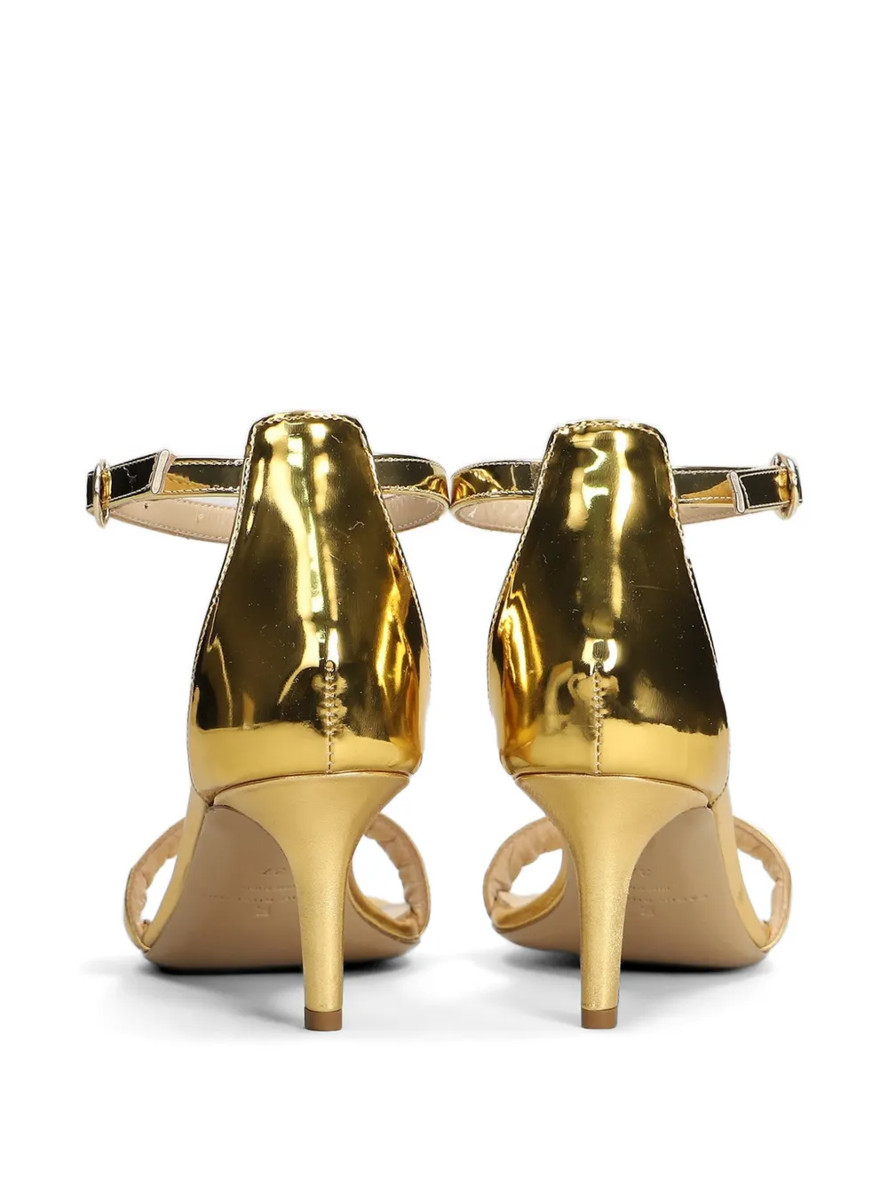 Fabio Rusconi metallic-effect ankle-strap sandals Goud