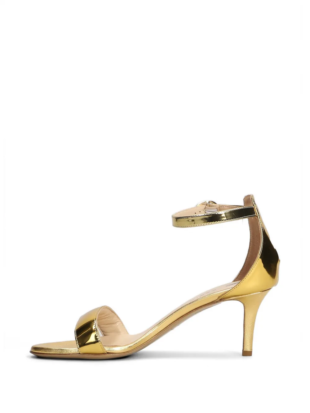 Fabio Rusconi metallic-effect ankle-strap sandals Goud