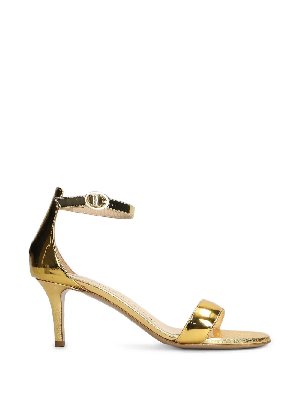 Fabio Rusconi metallic-effect ankle-strap sandals Goud
