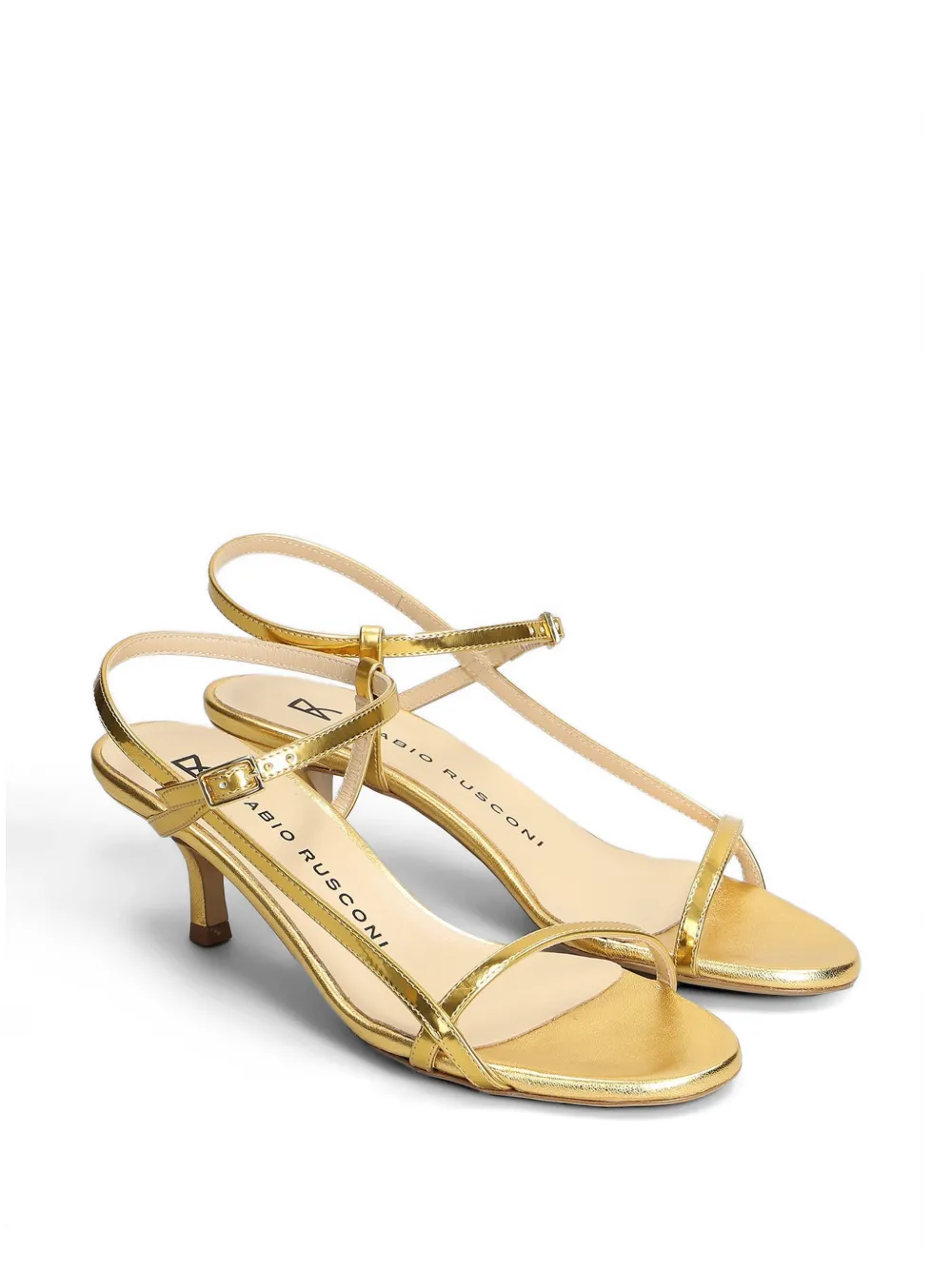 Fabio Rusconi metallic strappy sandals Goud