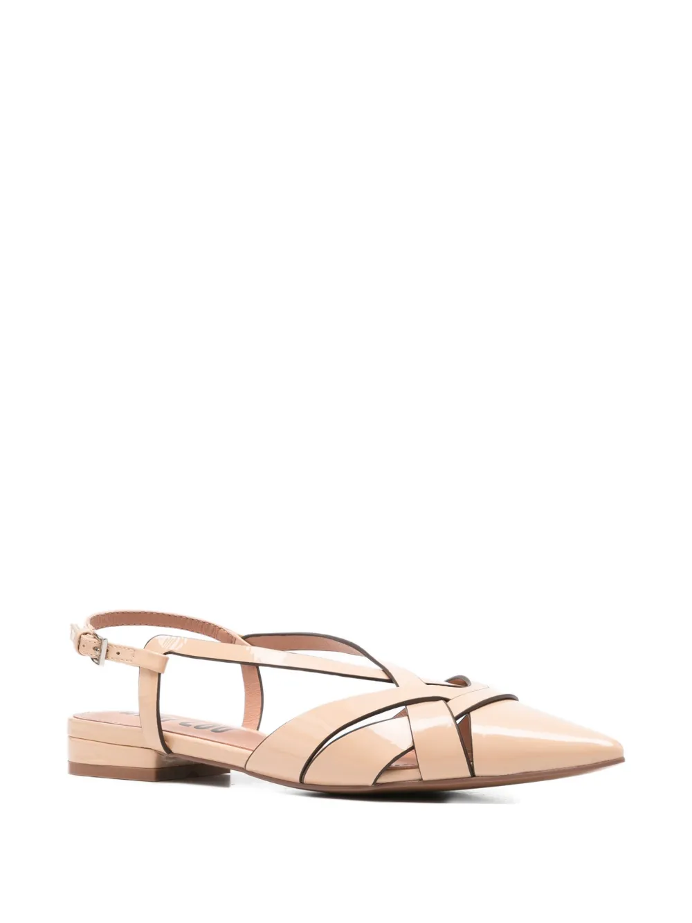 Bibi Lou slingback flat pumps Beige