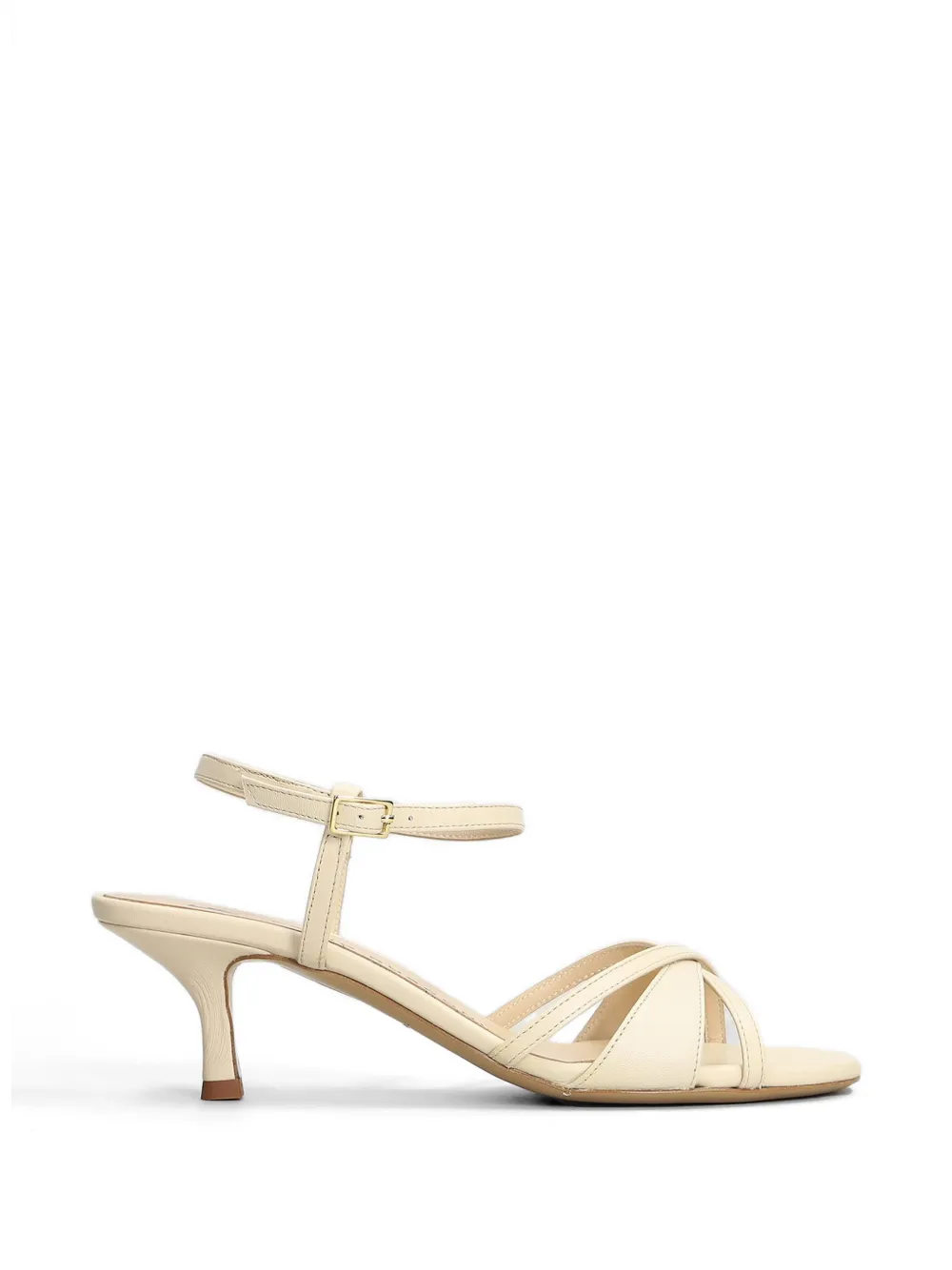 Fabio Rusconi cross-strap buckle-fastening sandals Beige