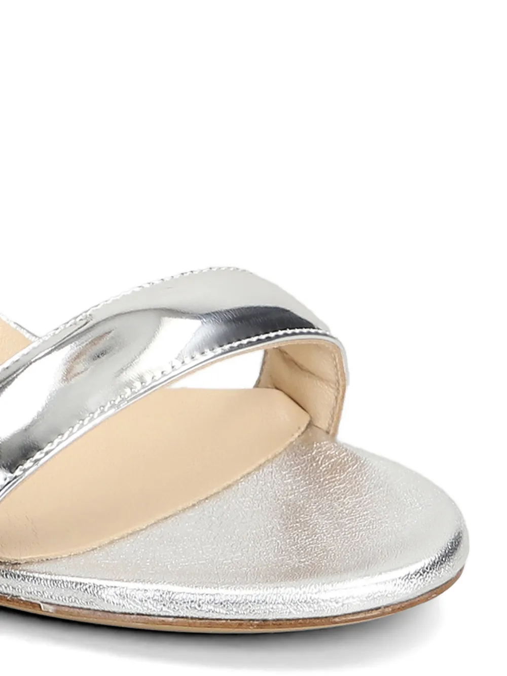 Fabio Rusconi metallic ankle-strap sandals Zilver