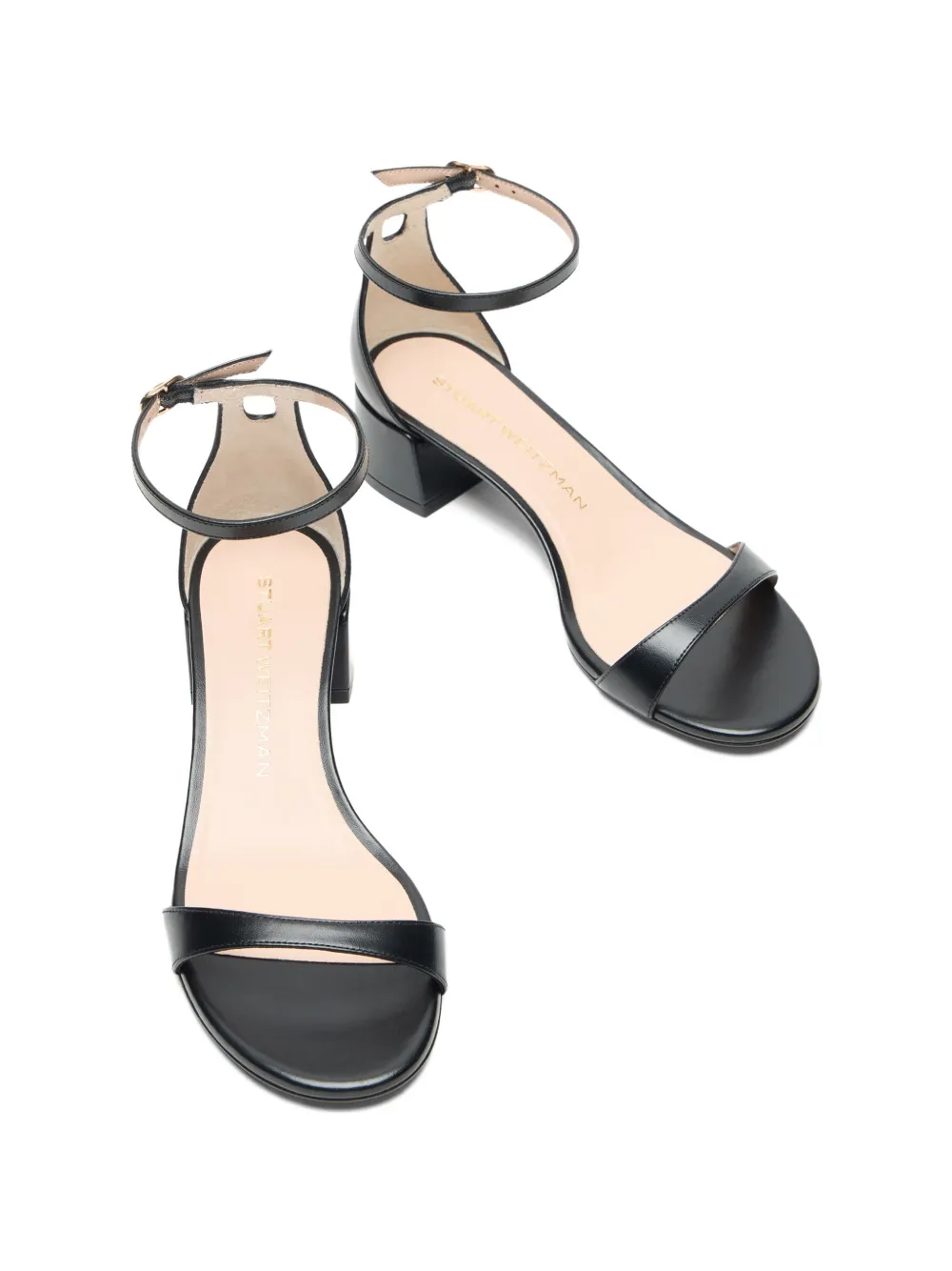 Stuart Weitzman Nudist sandalen met enkelbandje Zwart