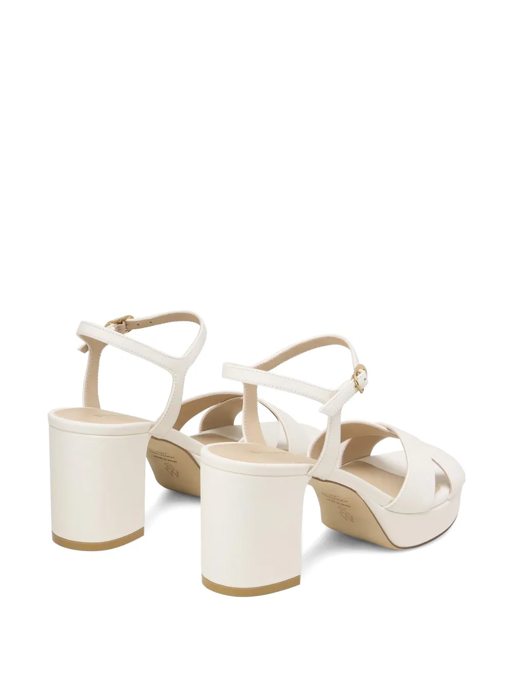 Stuart Weitzman Dayna platform sandals Wit