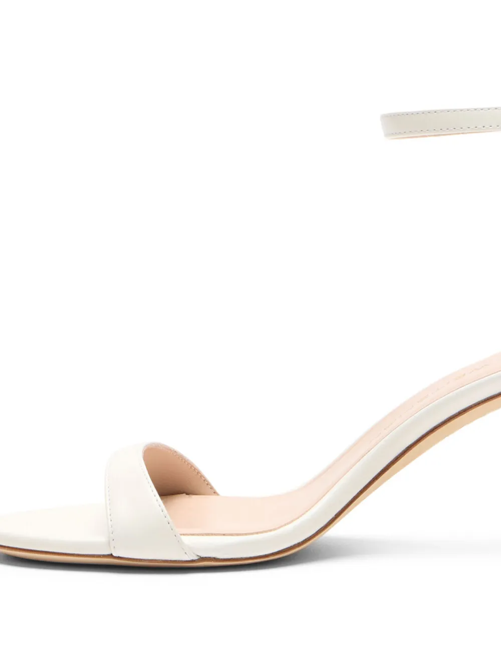 Stuart Weitzman Nudist sandalen met enkelbandje Beige