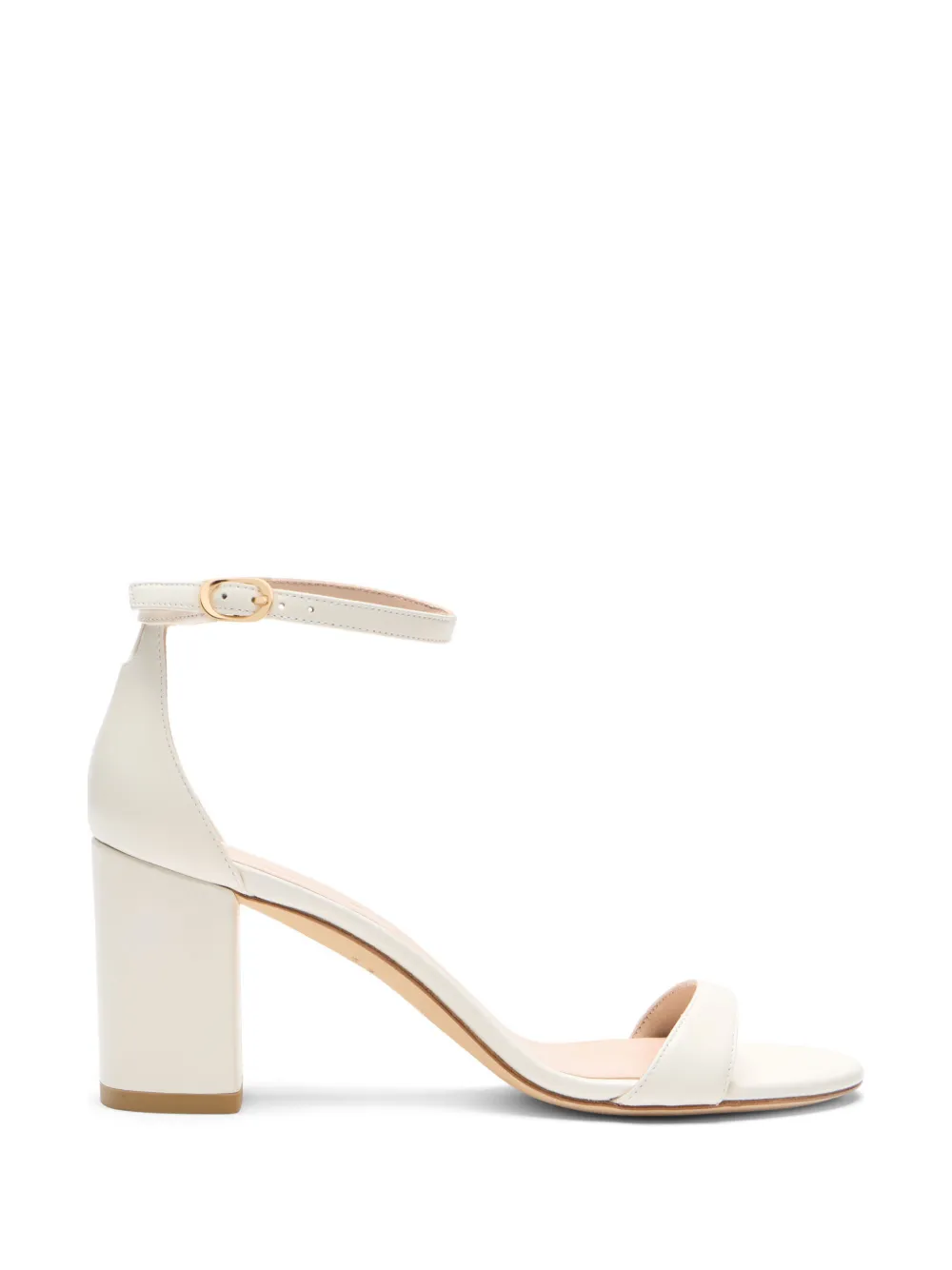 Stuart Weitzman Nudist sandalen met enkelbandje Beige