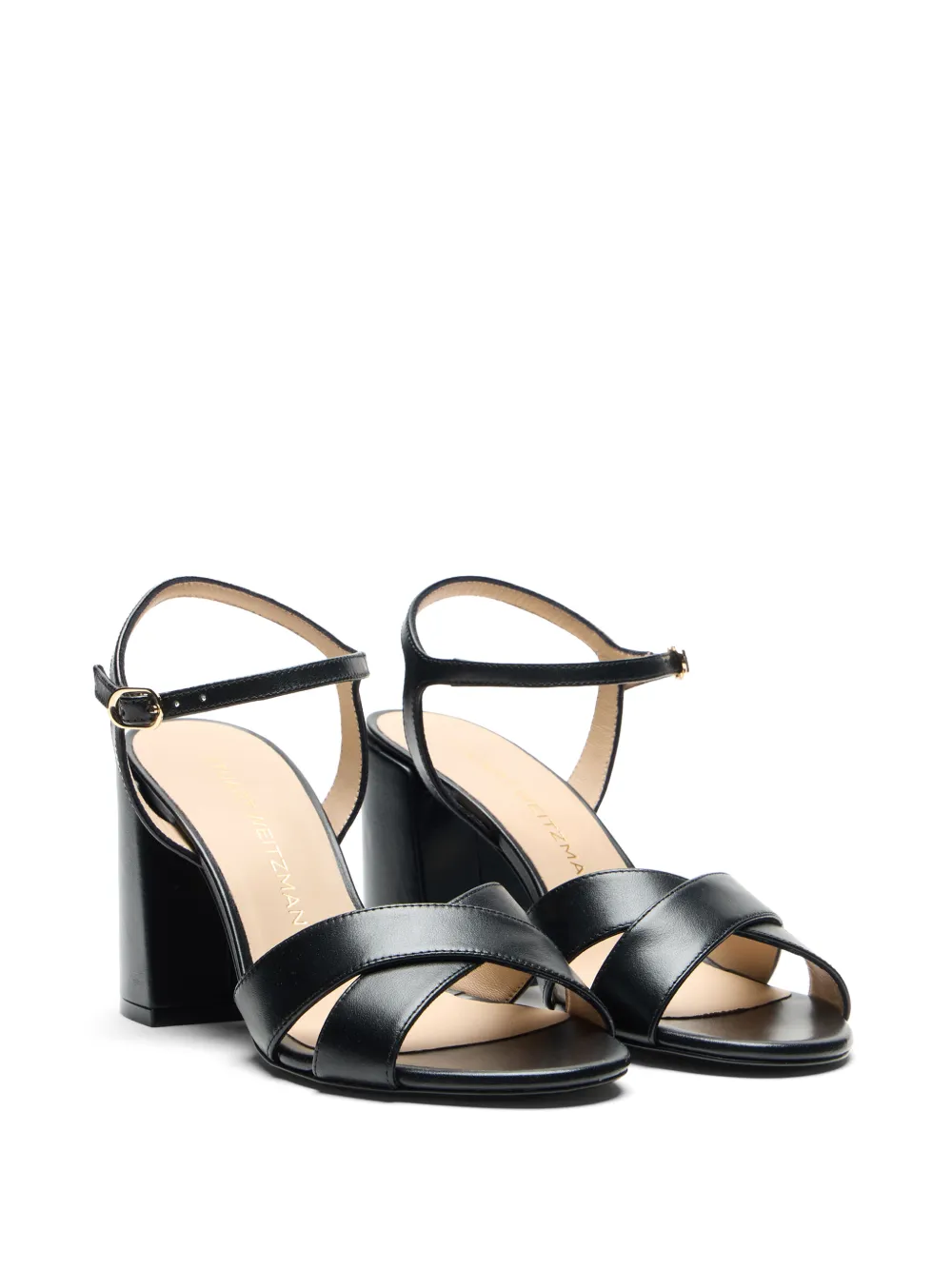Stuart Weitzman Alyssa sandalen met gekruiste bandjes Zwart