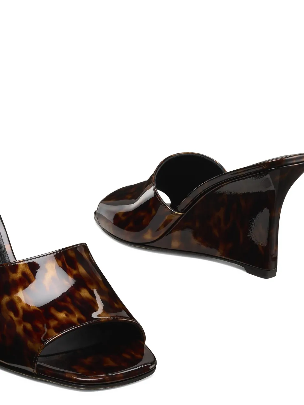 Stuart Weitzman Vinnie sandalen met sleehak Bruin