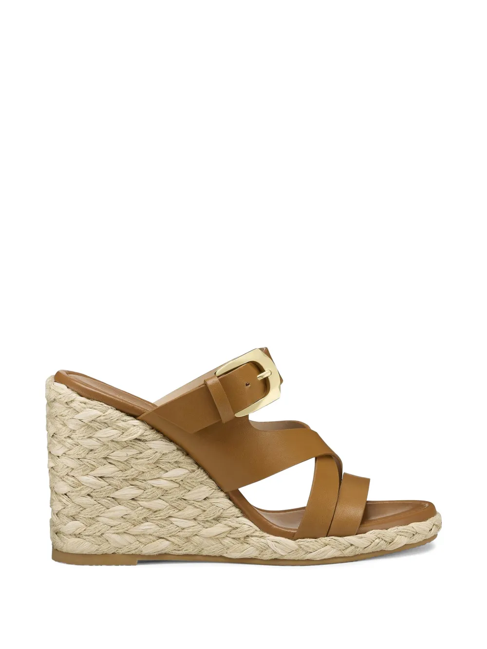 Stuart Weitzman Sai leather espadrilles - Nude