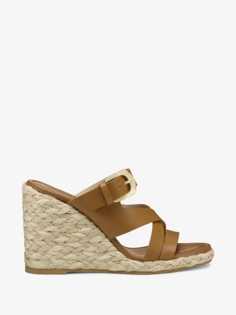 Stuart Weitzman Sai buckle-fastening wedge espadrilles