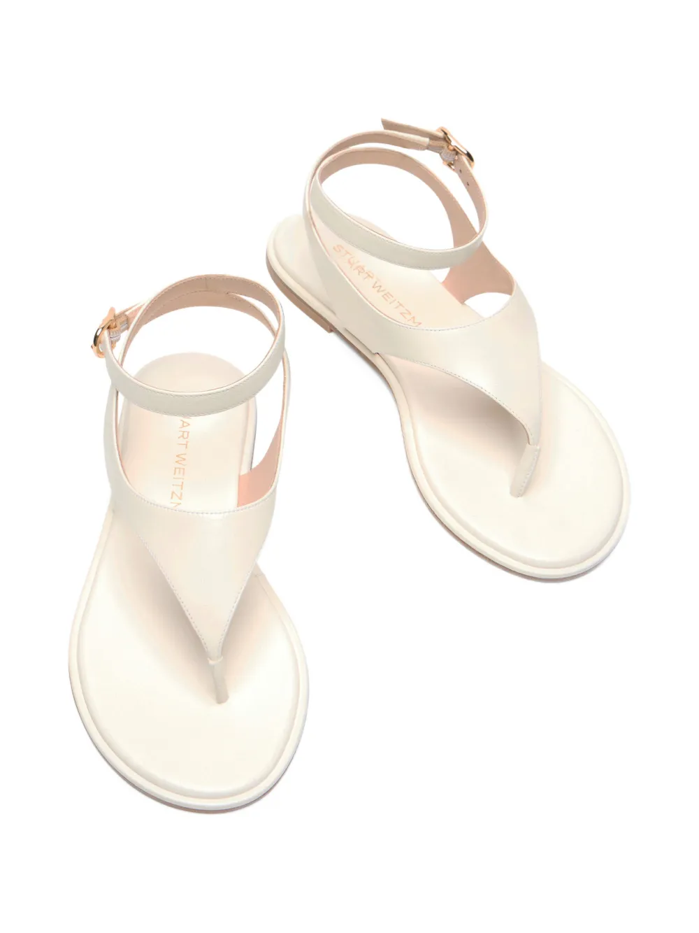 Stuart Weitzman Marley sandalen met meerdere bandjes Beige