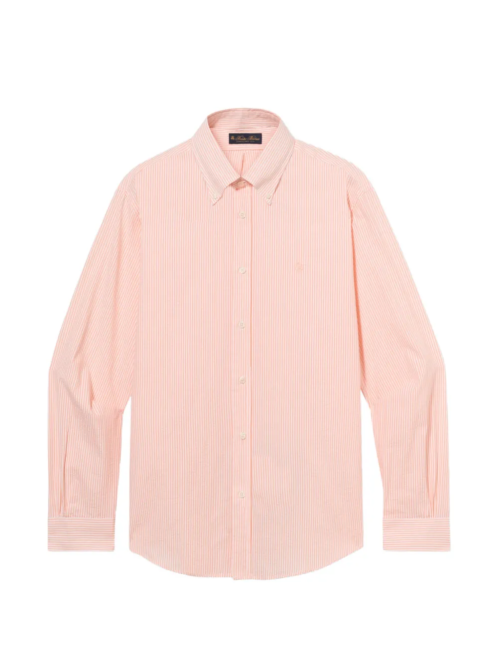 Brooks Brothers logo-embroidered shirt - Arancione