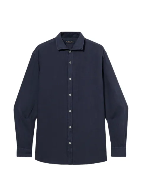Brooks Brothers spread-collar linen shirt